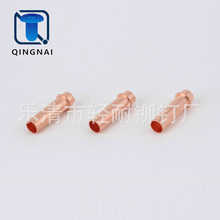 厂家供应紫铜空心管状插针 铜管铜针 T8黄铜灯脚 LED照明黄铜插脚