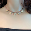 Fashionable three dimensional necklace hip-hop style with tassels, European style