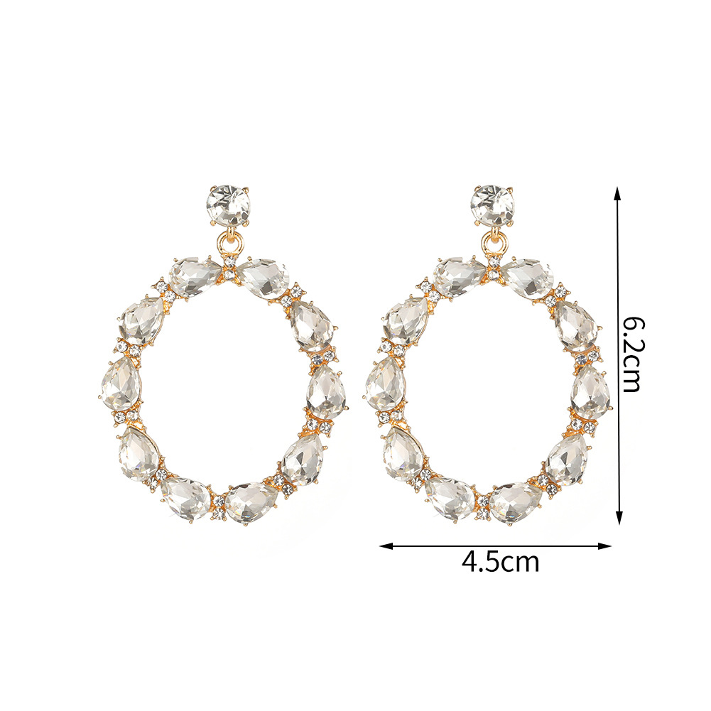 New Fashion Geometric Round Earrings For Women Wholesale display picture 3
