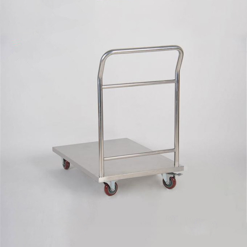 厂价批发 酒店平板车 酒店手推车 不锈钢手推平板车 不锈钢手推车