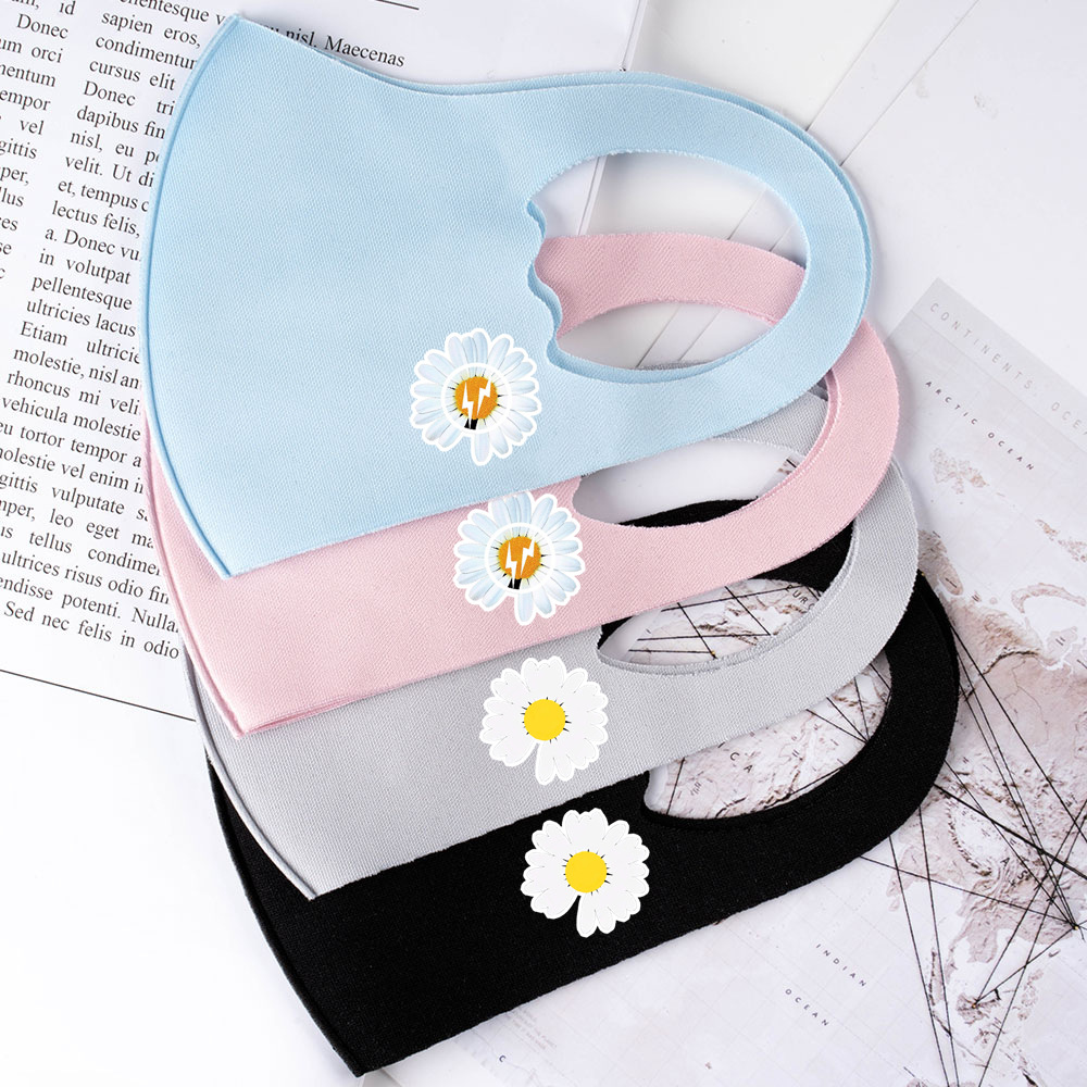 儿童专用口罩清新小雏菊无纺布可清洗防尘防雾霾儿童口罩权志龙|ms