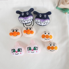 Cartoon Plush Breadman Bacteria Little Guy Pin Cute Doll Bag Pin Clothes Socks Accessory Supplementary Materials
