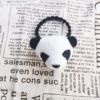 Scenic area gift panda hair hoop hair pinch hair rope is funny and sells cute wide -edge velvet