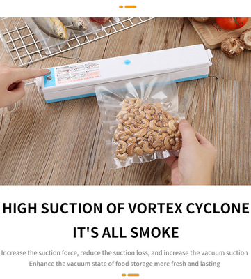 厂家英文真空包装机家用食品封包保鲜机塑封机袋小型抽真空封口机