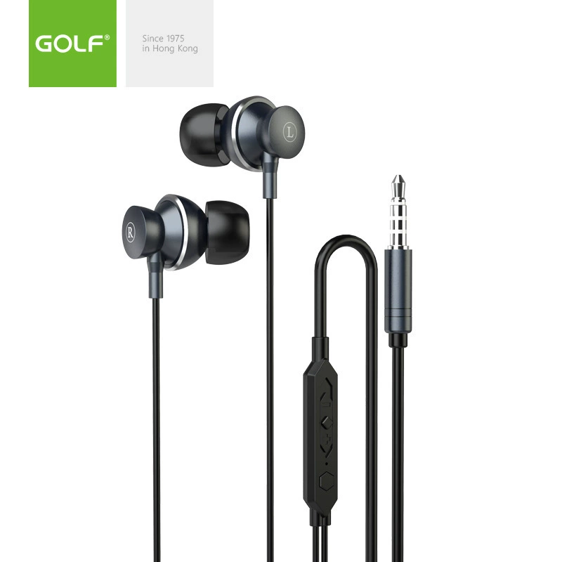 GOLF новые M18 высококачественные металлические стереонаушники с высоким звучанием в ушах, наушники с мощным басом, взрывной вариант
