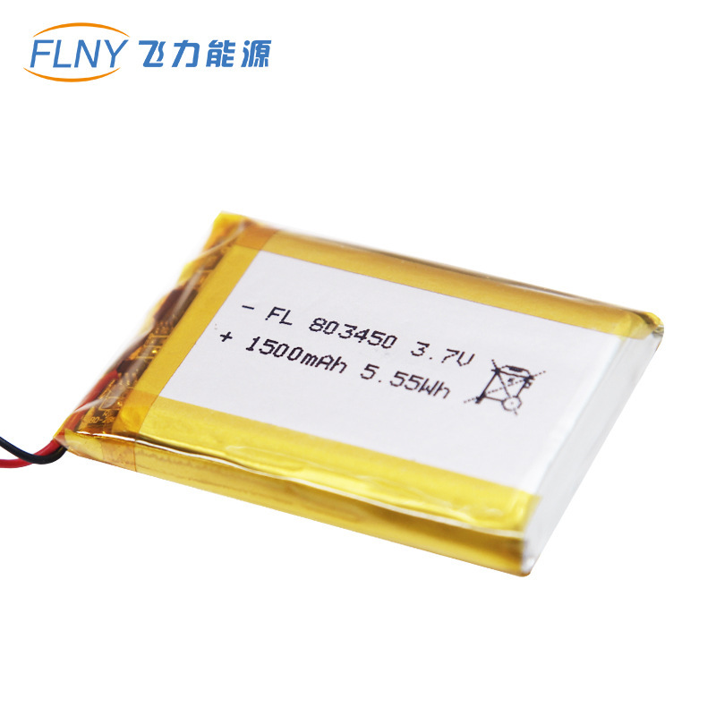 聚合物FL803450锂电池1500mah行车记录仪 蓝牙音箱智能玩具锂电池