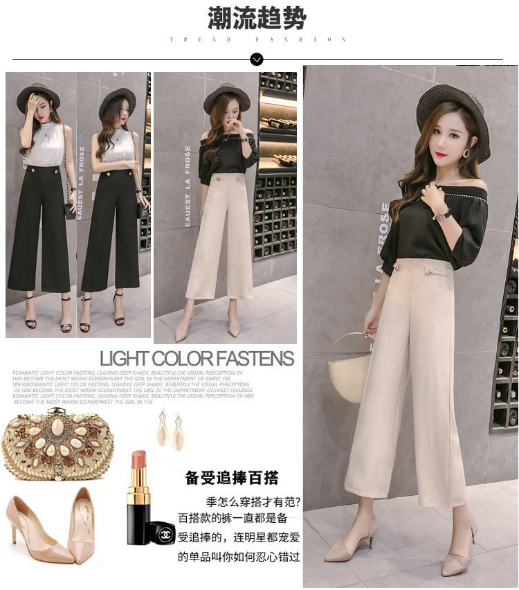 Pantalon léger femme en coton - Ref 3430164 Image 13