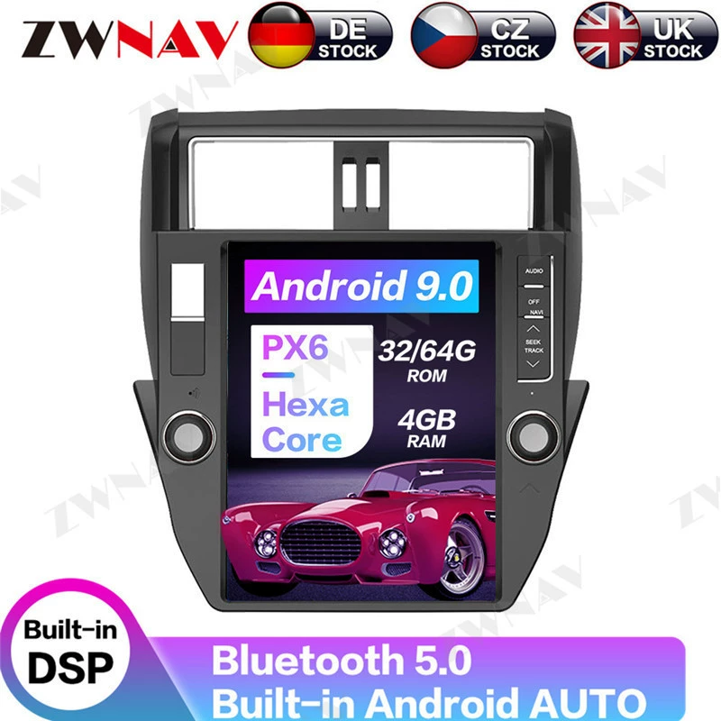 Android 9,0 CARPIAY + DSP подходит для Toyota запугивания 2010-2013 Android большой экран вертикальный экран навигации