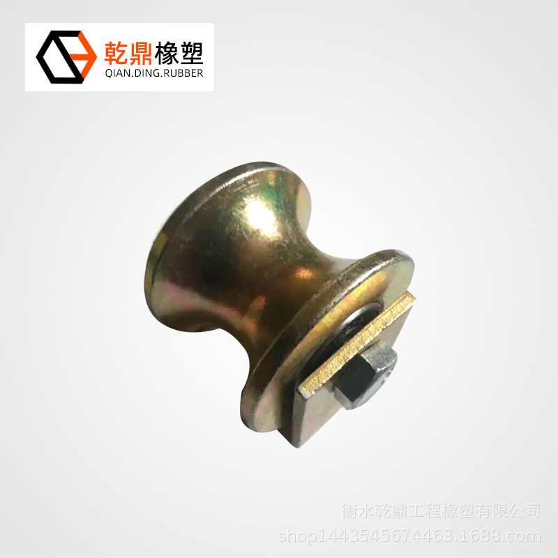 U型H型推拉门滑轮 4寸彩钢滑轮 100彩钢滑轮U型轨道轮