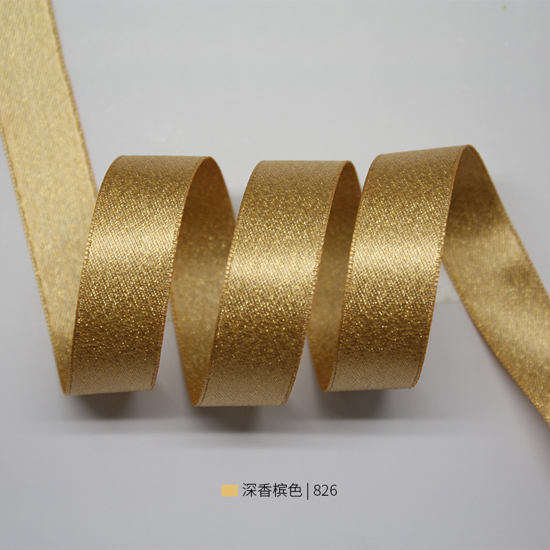 Yao Ming cinta en stock cinta de oro de la trama de la torta de la caja de regalo accesorios DIY flor embalaje cinta tejida de oro