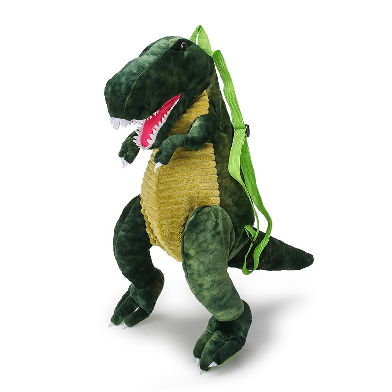 2020 nuevo estilo coreano ins bolso de los niños Super lindo dinosaurio mejorado felpa ligero fabricante