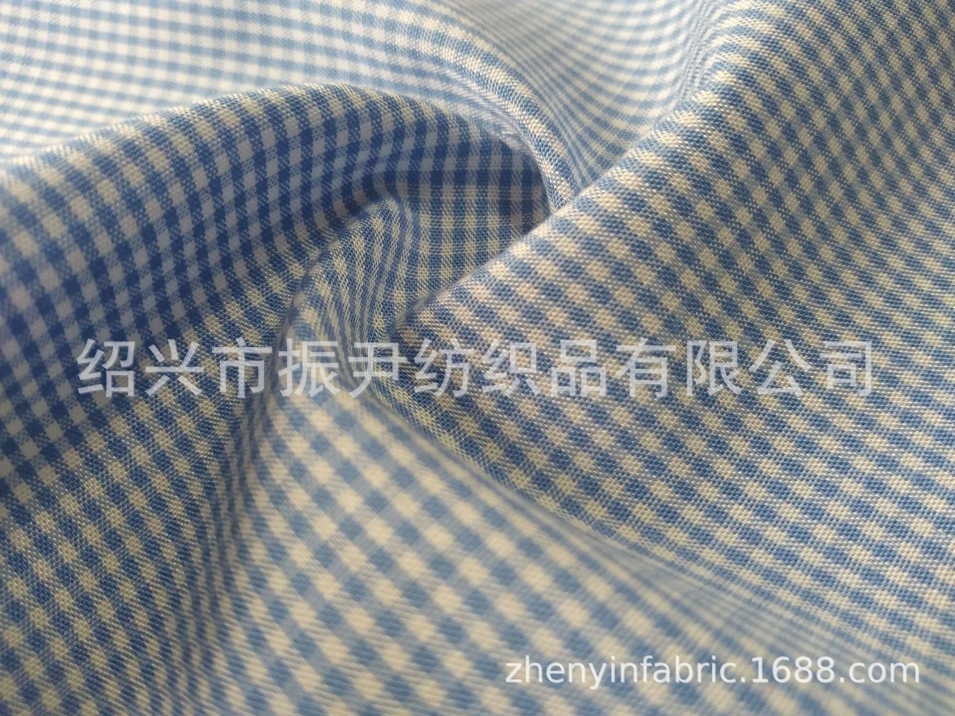 40S115克天丝人棉色织平纹格子面料衬衫裙子面料