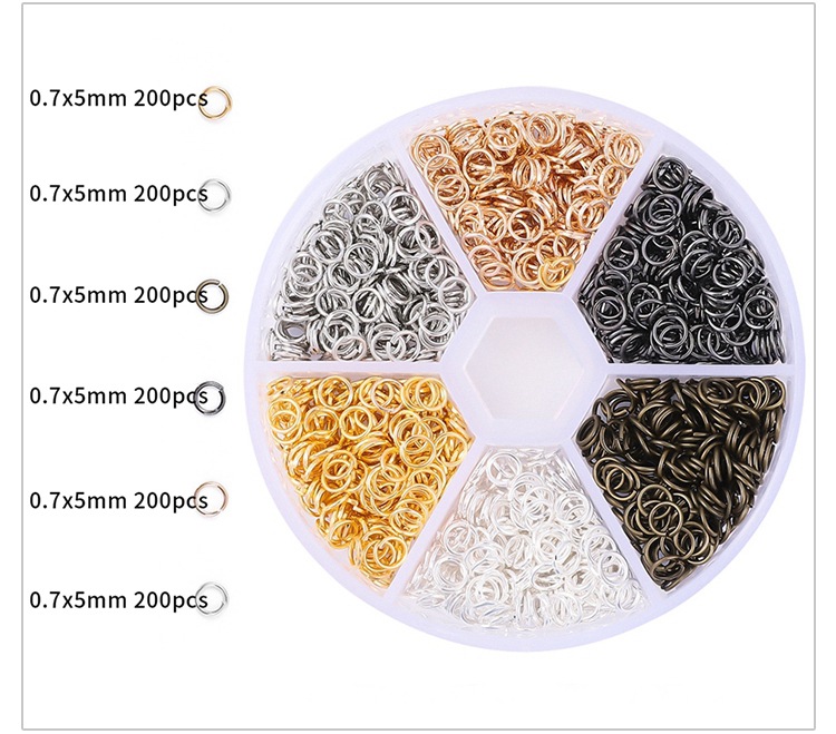 105g Weight DIY Jewelry Accessories Classification 1 Set Quantity Metal, Copper Material Printing Pattern Simple Style Style 1 Set Metal Copper Printing Simple Style 9