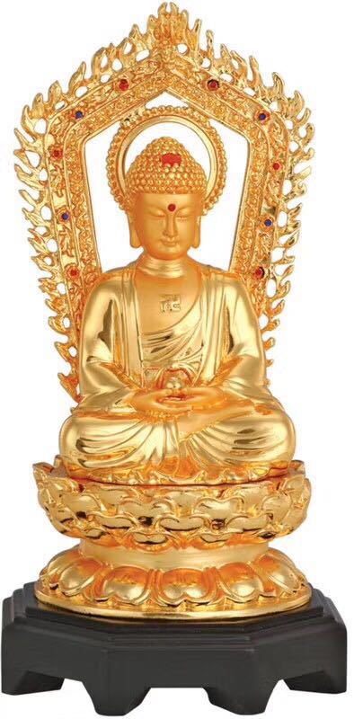 合金镀金佛像