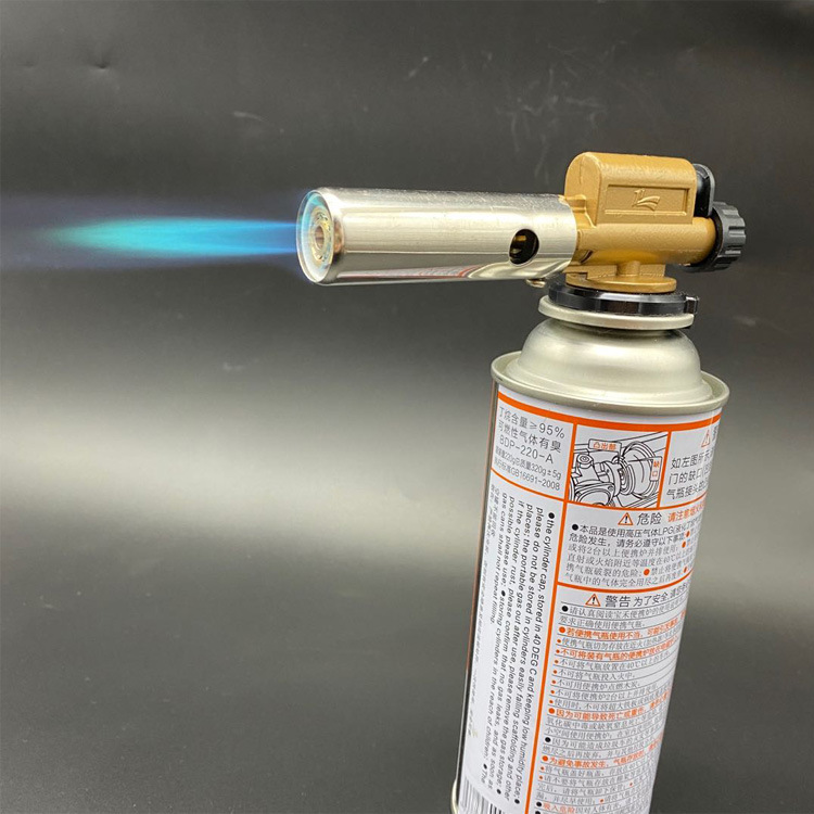 Full metal cassette flamethrower, kitchen baking barbecue igniter