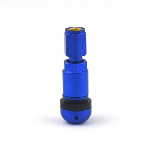 Car tire tubeless aluminum alloy explosion-proof valve round bottom 525TPMS tire pressure monitoring valve