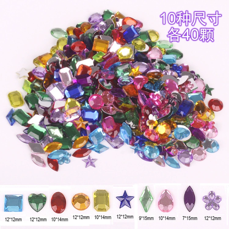 Новое акриловое свободное сверло различных размеров без липкого акрилового сверла творческие наклейки DIY Детские аксессуары