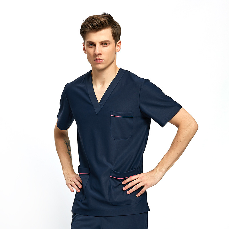 男藏蓝 短袖（针织）