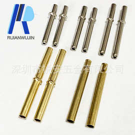 空心铜针 2.3插针 t5空心针脚 H65铜插针 LED导电铜针 来图可定制