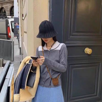 Mu 2020 New year's new net red MONA SR Same item Handmade beaded Mini Diagonal Small bag A generation of fat