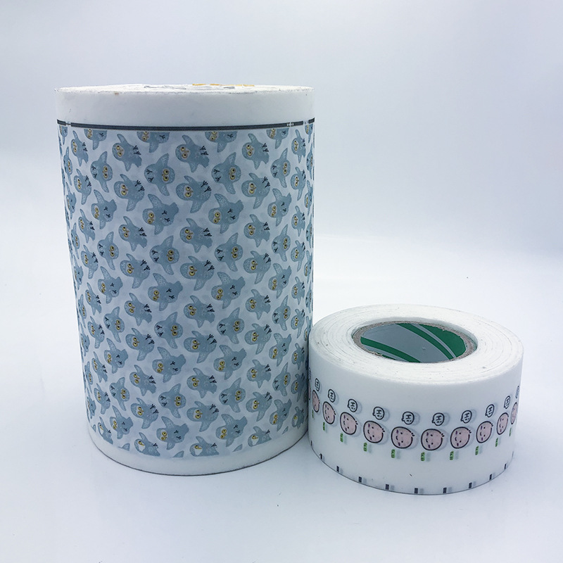 个性创意生产卡通彩色卷筒印刷水刺无纺布德国膏布创可贴膜