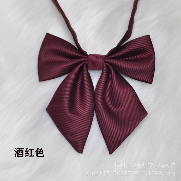 Solid color bow tie with bow, direct factory sales, Korean style 5