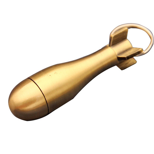 Bullets 10,000 times Match Kerosene Lighter Metal Creative Personality Outdoor Waterproof Portable Flintstone Wholesale