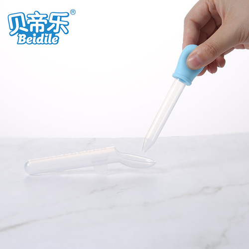 Manufacturer supplies silicone dropper medicine dispenser, baby medicine feeder with scale, dropper type medicine feeder with spoon