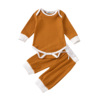 Autumn children's colored bodysuit suitable for men and women, multicoloured set for leisure, children's clothing