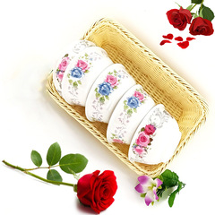 Melamine imitating porcelain bowl small bowl rice bowl canteen plastic porridge bowl can break small soup bowl restaurant hotpot dipping sauce bowl