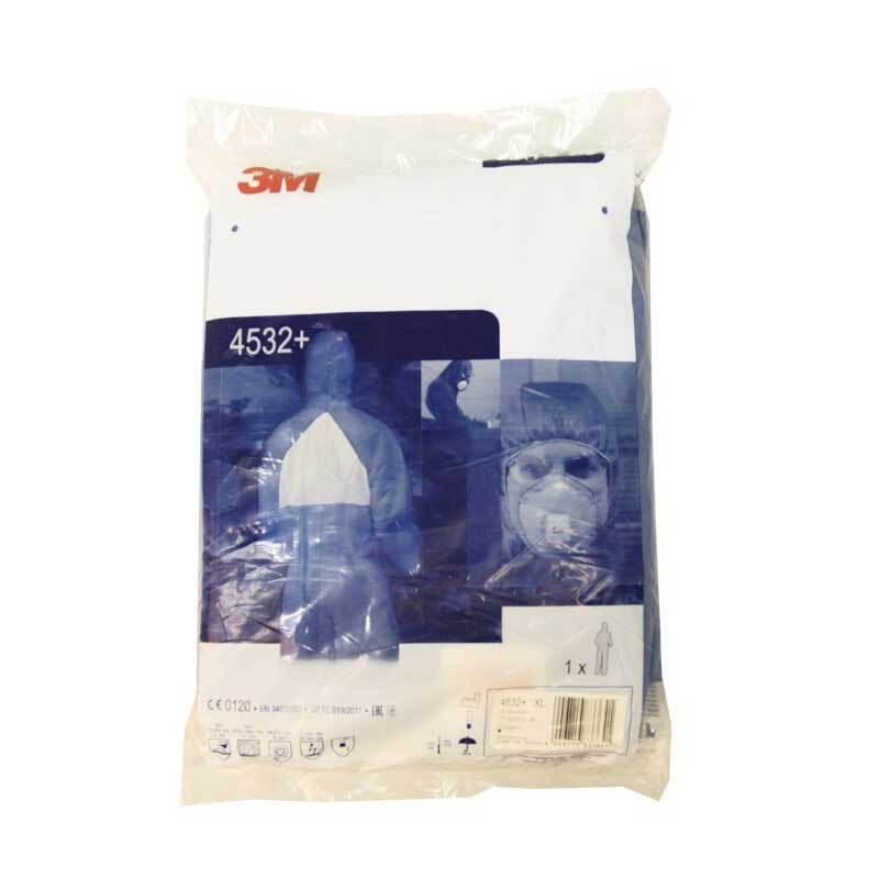 3M 4532+防护服 防辐射性颗粒物 防化服 喷漆服 防尘服 蓝色