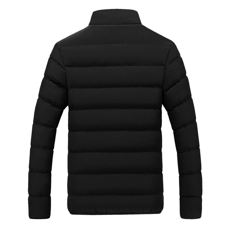 Jacket for leisure with down, 2019, slim fit, increased thickness