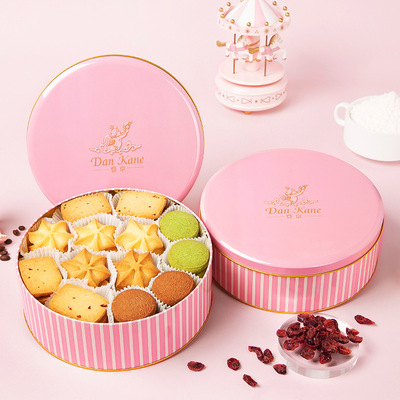 Deng Jing Cookies Gift box manual Cookies Canned leisure time Trill Red zero food biscuit snacks
