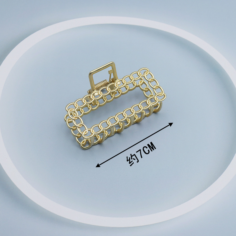 哑金 链条方形抓夹