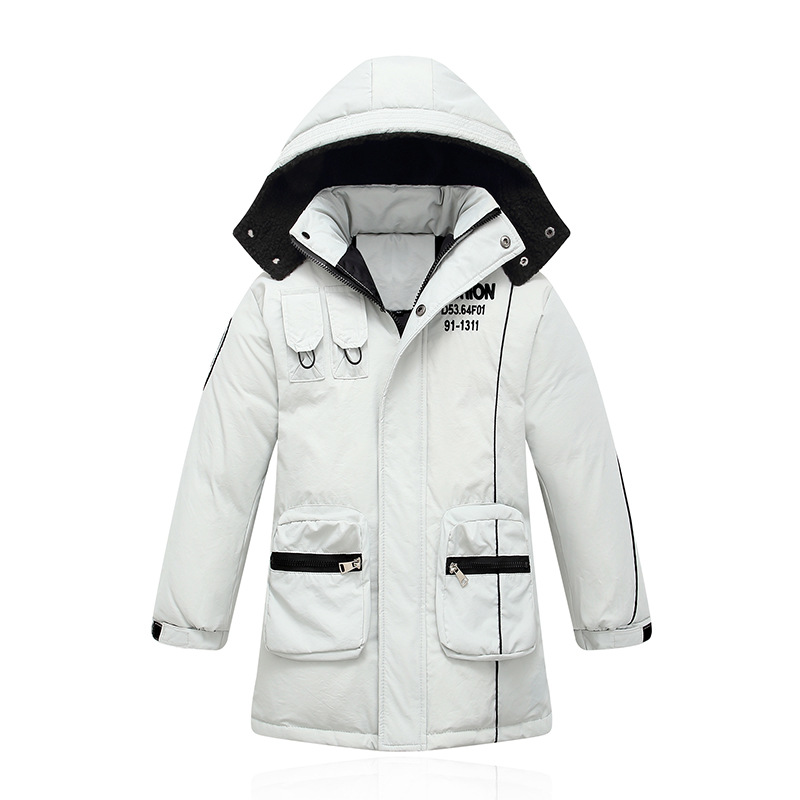 2021 Winter new children's down jacket boys in the long Korean version of thick children's clothing a generation of delivery