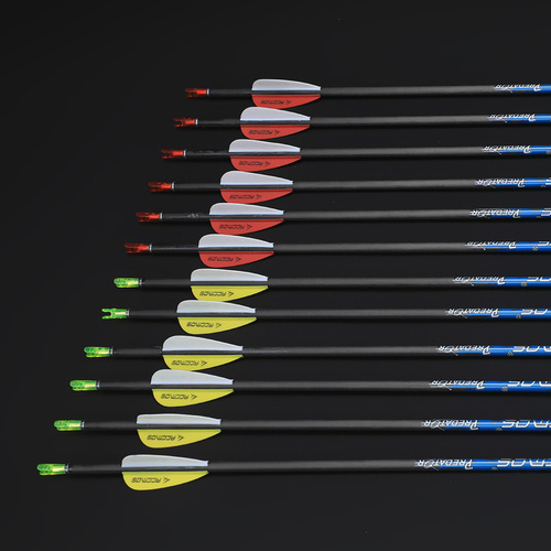 ACC blue label finished arrow outlet equipped with 4.2mm inner diameter competitive pure carbon arrow with three thousand degrees straightness