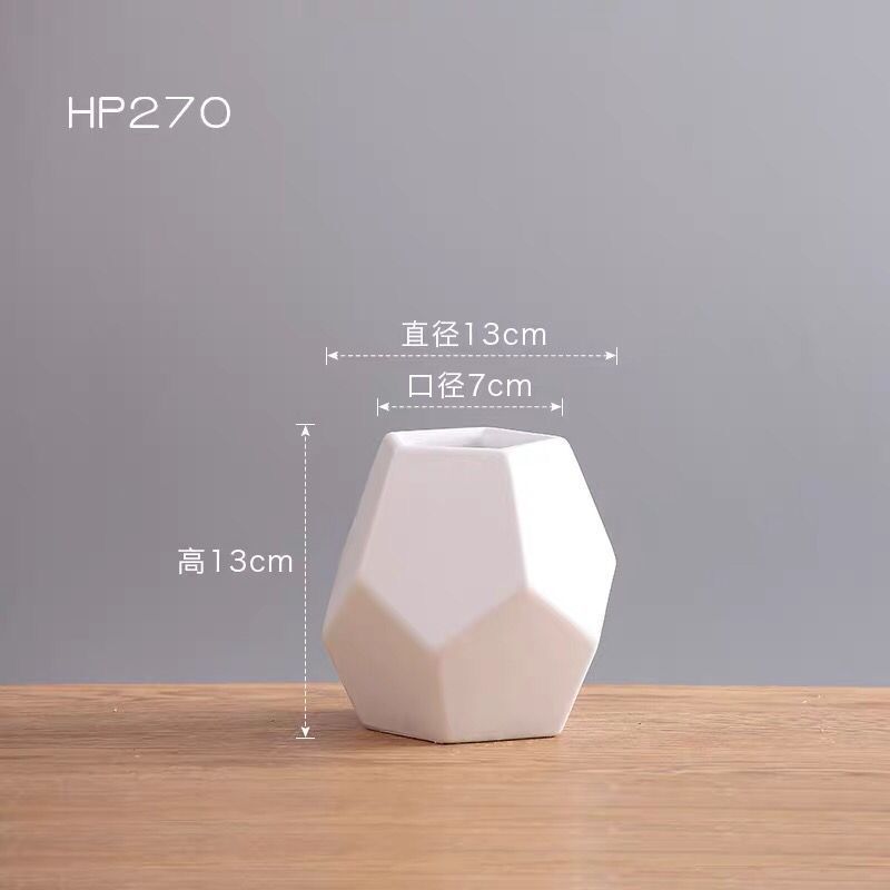 Nórdico creativo florero de cerámica decoración moderna minimalista decoración del hogar sala de estar comedor arreglo floral flor seca al por mayor