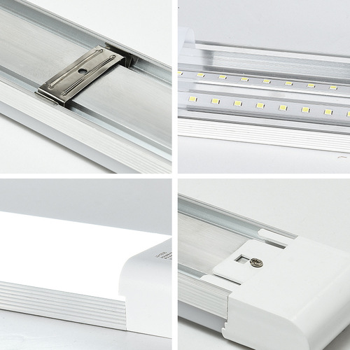 New LED purification light for underground parking lots, supermarkets, dustproof, fog-proof, clean integrated three-proof high-brightness daylight lamp