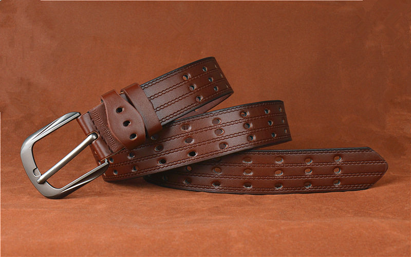 Classic Men's Pin Buckle Belt Simple And Versatile Business Style_voghion.com