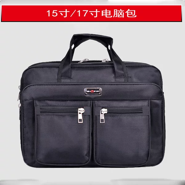 Laptop bag size 15 inch 17 inch computer bag business handbag Amazon multi-function shoulder bag
