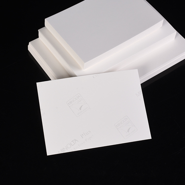 260g Minolta RC resaltar papel fotográfico impermeable papel de inyección de tinta de secado rápido a prueba de rasguras papel fotográfico de impresión de alta precisión