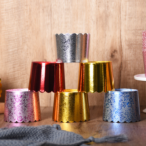 Small cake paper cup high temperature resistant machine-made cup with pattern muffin cup cake baking cup mold cake container
