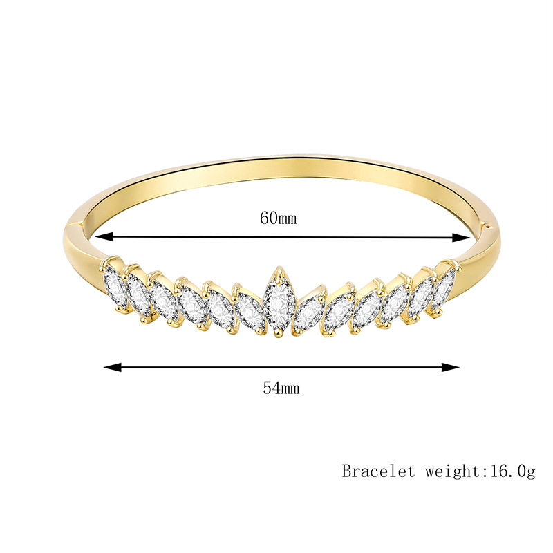 New Female Zircon Bracelet Jewelry Fashion Simple Bracelet display picture 1
