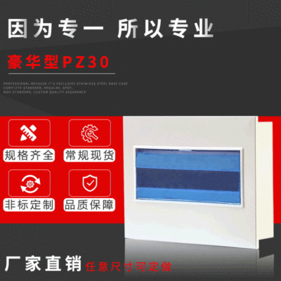 Manufactor goods in stock customized West Germany Empty box PZ30 Loop Box household lighting C45 Circuit breaker Distribution box