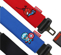 Cartoon car seat belt shoulder protector protective cover holder anti-stranglehold creative extension universal for all seasons