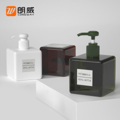 250ml square lotion bottle, shower gel bottle, hand sanitizer bottle, press shampoo bottle, refill bottle, lotion bottle