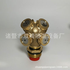 Factory construction site dust removal atomization sprinkler head farm cooling and disinfection copper sprayer nozzle fine mist dust-proof sprinkler head