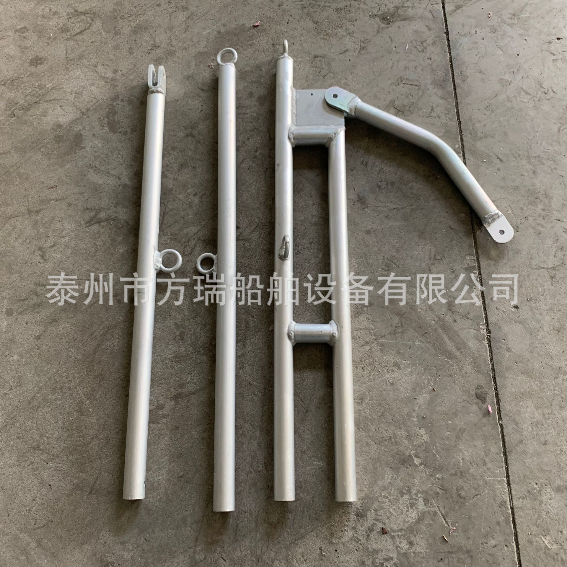 方瑞船舶厂家供应船用铝合金舷梯扶手插杆 直径40mm长度1米踏步