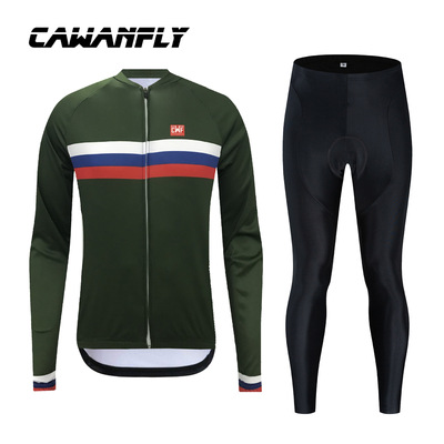 CAWANFLY騎行服批發定做單車服騎行服套裝長袖春秋男女騎行服