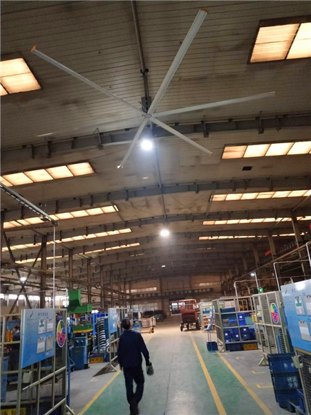 揚州大型工業風扇 天津工廠通風吊扇 7.3米工業大型吊扇 380V50HZ